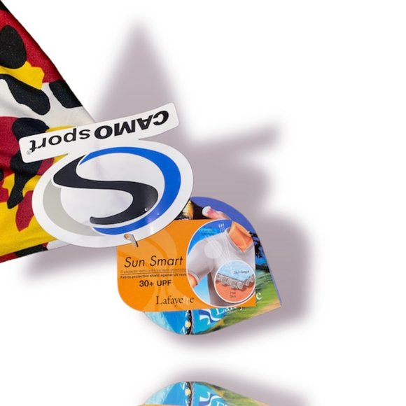 Multi Colored Camo Sport Tank Top - Picture 5 of 7